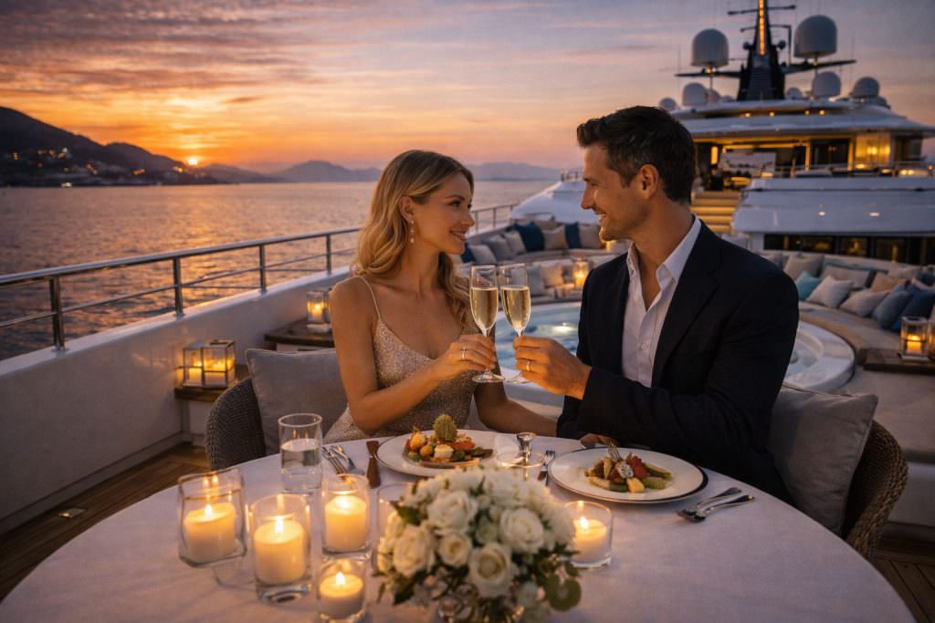 luxury yacht charter for couples romantic private getaway
