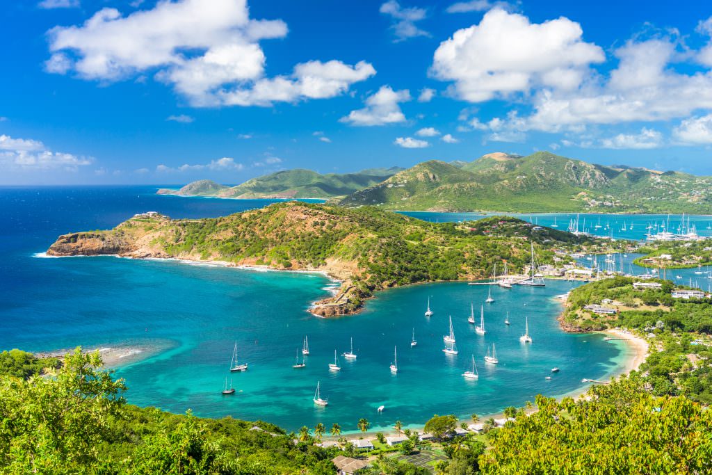 Antigua yacht charter Caribbean luxury sailing island 365 beaches private yacht crystal clear waters
