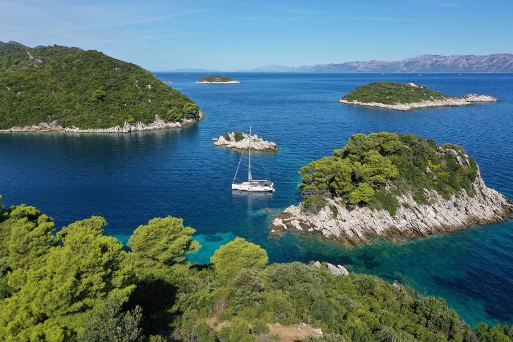Cleopatra Bath yacht charter at yachts anchored in Cleopatra Bath turquoise bay Turkey