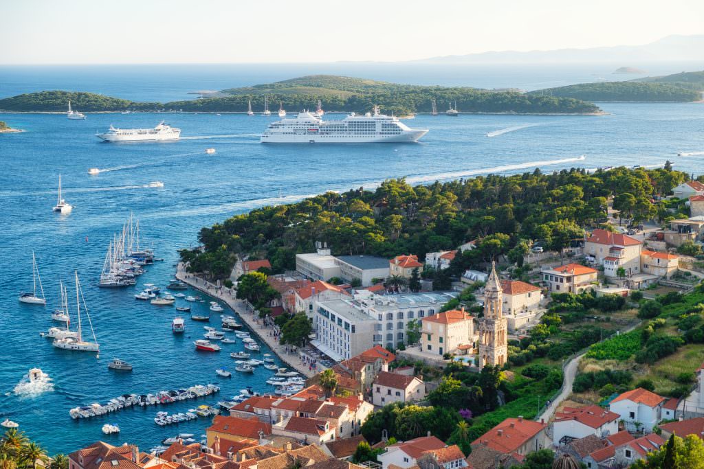 Hvar yacht charter Croatia luxury island nightlife beach clubs Adriatic Sea elite destination