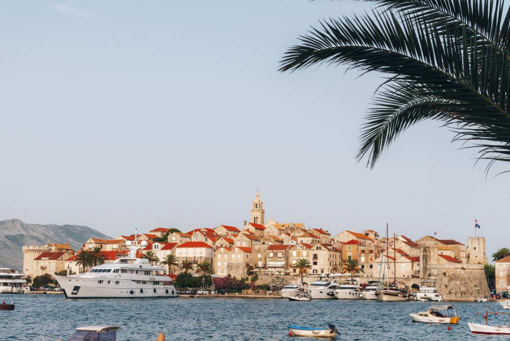 Korcula yacht charter destination Adriatic Sea Croatia island