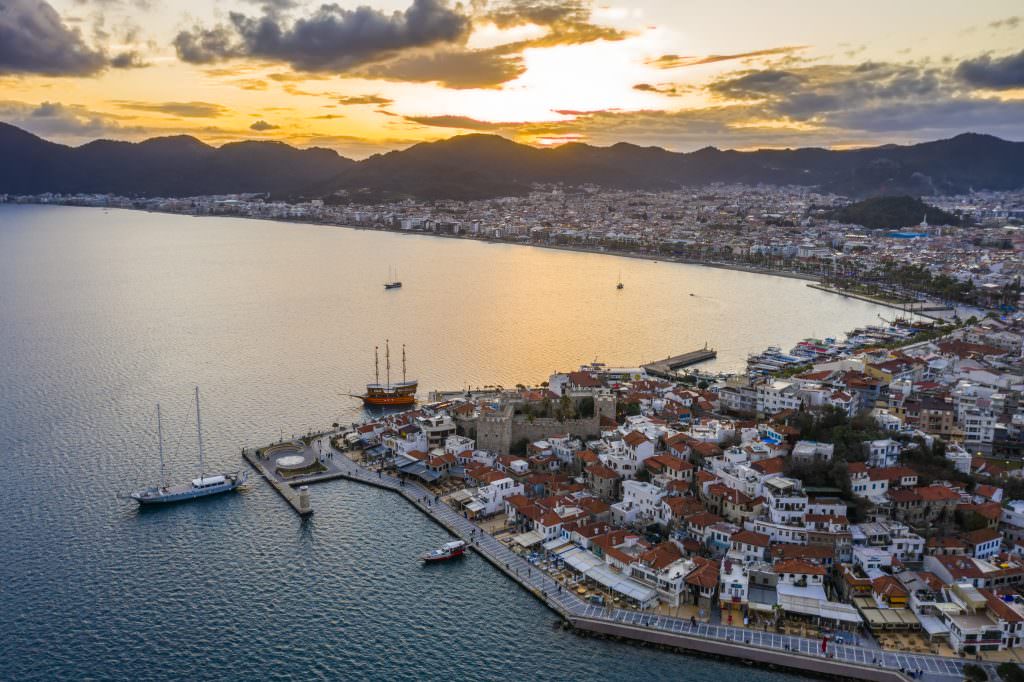 Marmaris to Fethiye yacht charter itinerary marina coastline luxury sailing Turkish Riviera