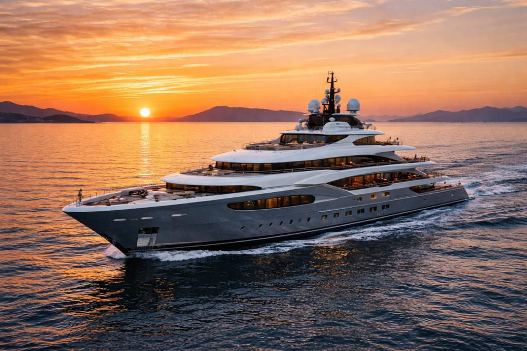 Porto Cervo yacht charter at Costa Smeralda Mediterranean sunset Italy