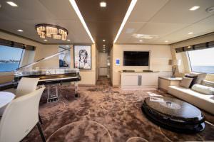 Kaira Yachts – Charade yacht main salon luxury interior living area