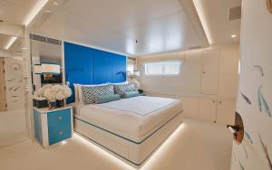 Kaira Yachts – Coral Ocean yacht guest cabin modern luxury interior design