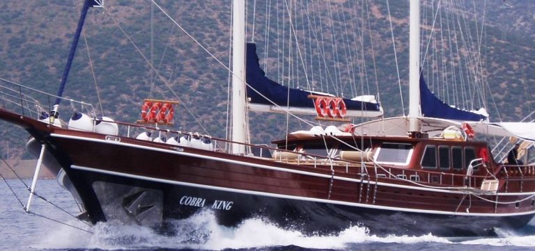 Cobra King Gulet Charter luxury side profile