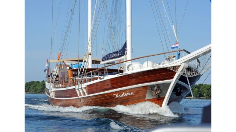 Kadena Gulet Charter luxury side view