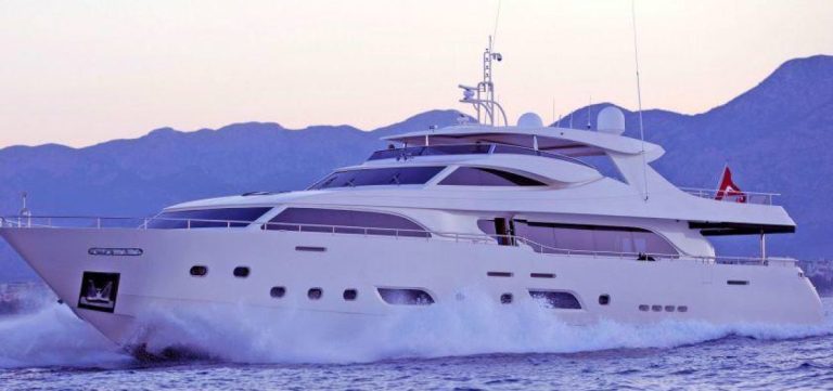 Panfeliss motor yacht charter luxury big yacht side view